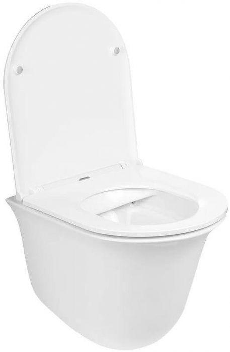 Унитаз WeltWasser Telbach 004 GL-WT 10000003668 подвесной Белый глянец с сиденьем Микролифт