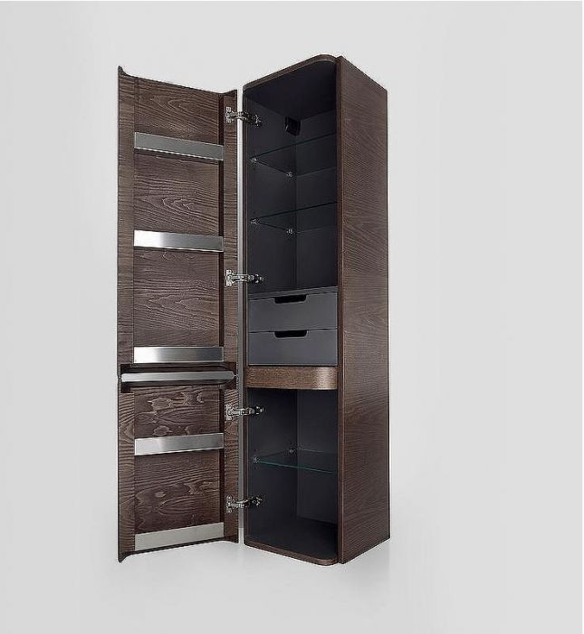 Шкаф пенал AM.PM Sensation 40 L M30CHL0406TF подвесной Табачный дуб