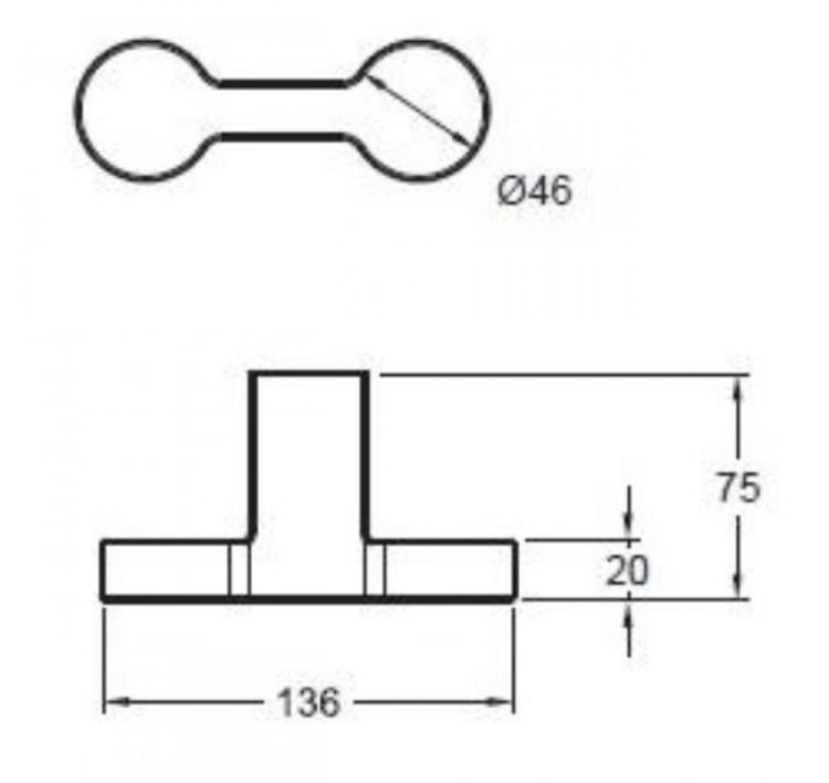 Крючок Jacob Delafon Singulier 15218D-CP двойной Крючок Jacob Delafon Singulier 15218D-CP двойной