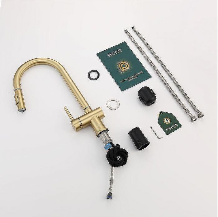 Смеситель для кухни Splenka S204.49.03 Золото матовое