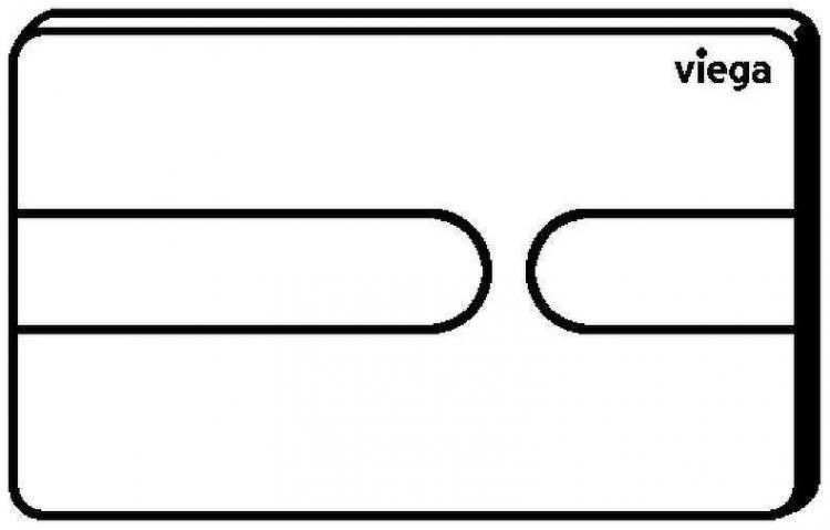 Клавиша смыва Viega Prevista Visign for Style 23 8613.1 773175 Черный насыщенный