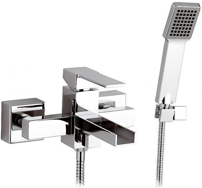 Смеситель для ванны Remer Qubica Cascata QC02 Хром