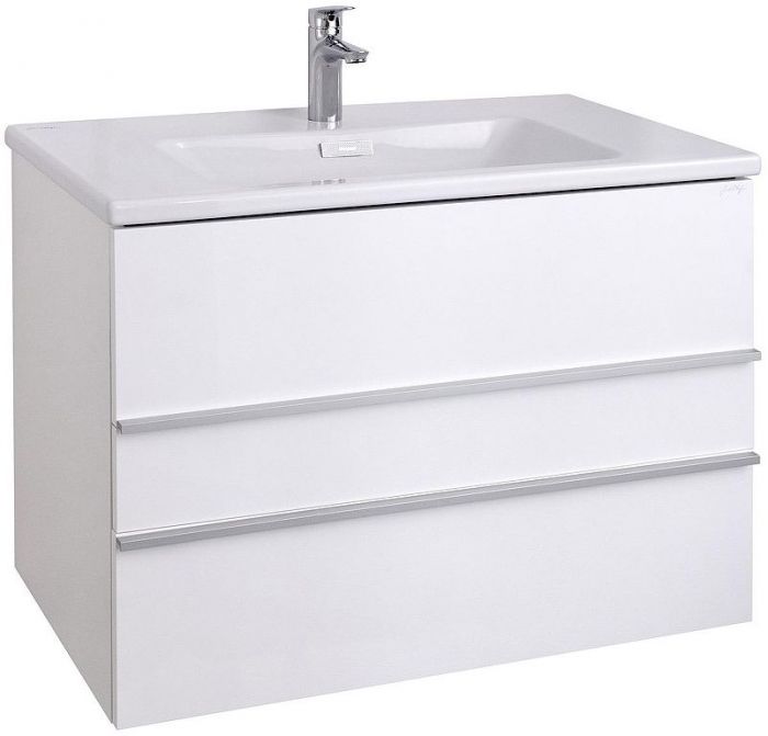 Тумба под раковину Jacob Delafon Lucien 80 EB2057-J5-J5 подвесная Белая глянцевая