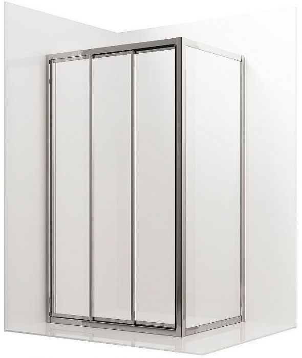 Душевой уголок Ambassador Forsa 110х80 17021102NX-80NX профиль Хром стекло прозрачное