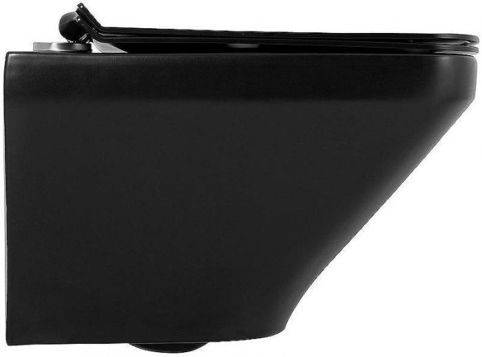 Комплект унитаза с инсталляцией BelBagno Sela BB3201CHR-MB/BB3201SC-MB/BB002-80/BB007-PR-NERO.M с сиденьем Микролифт и Черной матовой клавишей смыва