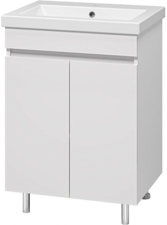 Тумба с раковиной Misty Енисей 60 УТ000009442 Белая