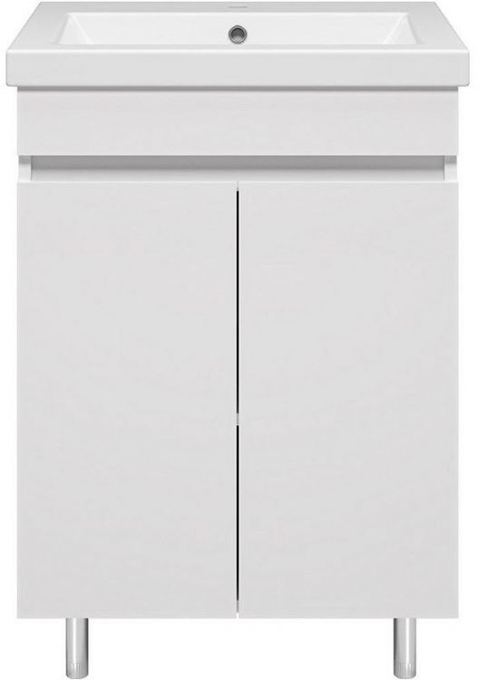 Тумба с раковиной Misty Енисей 60 УТ000009442 Белая