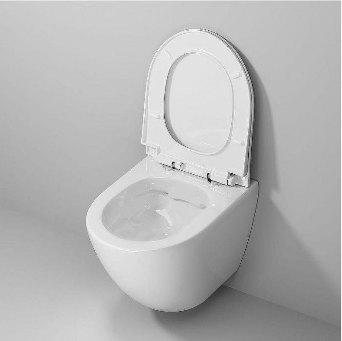 Комплект унитаза Niagara Vista NG-9301 с инсталляцией Tece Base 9400413 с сиденьем Микролифт и Белой клавишей смыва
