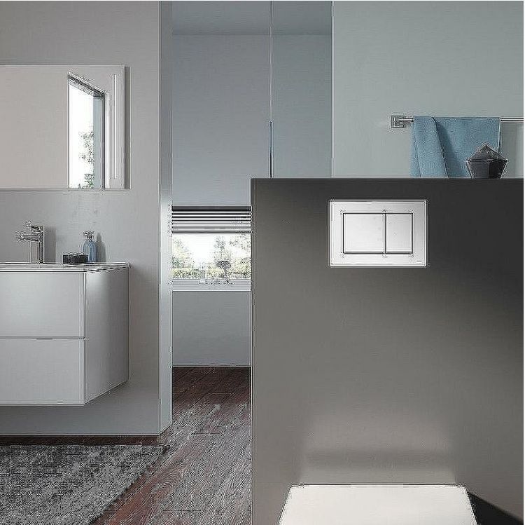 Комплект унитаза Niagara Vista NG-9301 с инсталляцией Tece Base 9400413 с сиденьем Микролифт и Белой клавишей смыва