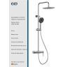 Душевая система Gid Aira L020CHND3 цвет Хром