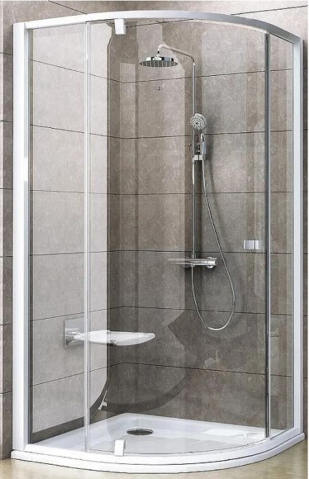 Душевой уголок Ravak Pivot PSKK3 90x90 37677100Z1 профиль Белый стекло Transparent