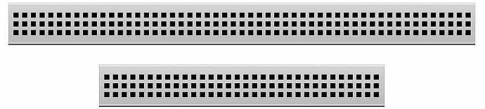 Душевой лоток PlastBrno Design 1 65 SZA1650 с решеткой Хром