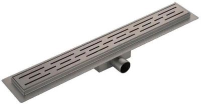 Душевой лоток Haiba 800x70 HB91800-3 с решеткой Оружейная сталь