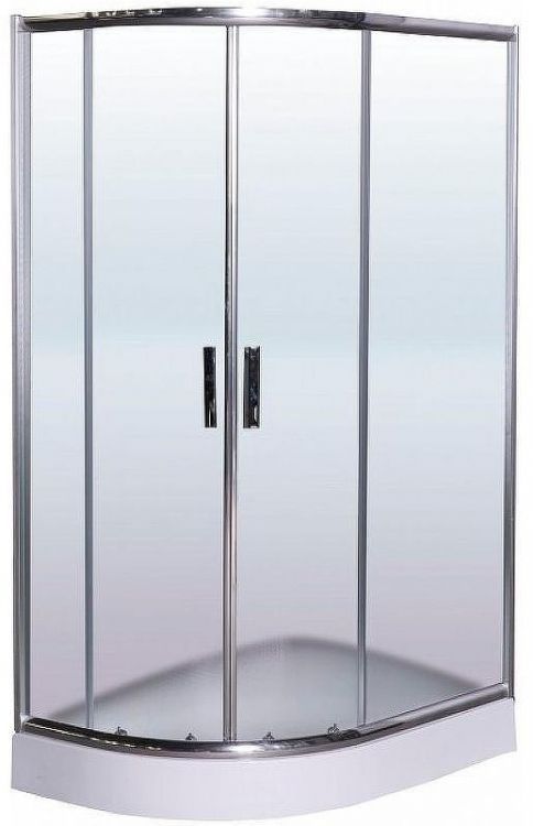 Душевой уголок Esbano ESR-8027A 120x80 R ESUGR8027AR профиль Хром стекло рифленое