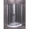 Душевой уголок Esbano ESR-8027A 120x80 R ESUGR8027AR профиль Хром стекло рифленое