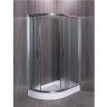 Душевой уголок Esbano ESR-8027A 120x80 R ESUGR8027AR профиль Хром стекло рифленое