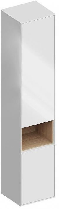 Шкаф пенал Kerama Marazzi Plaza Modern 35 PLB.M.170\WHT.V подвесной цвет Белый глянцевый