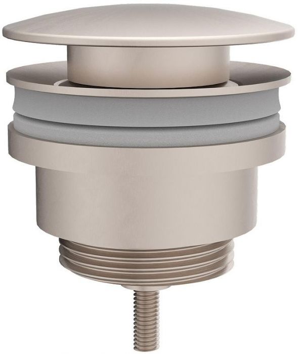 Донный клапан Vitra Origin A4514934 click-clack Никель брашированный