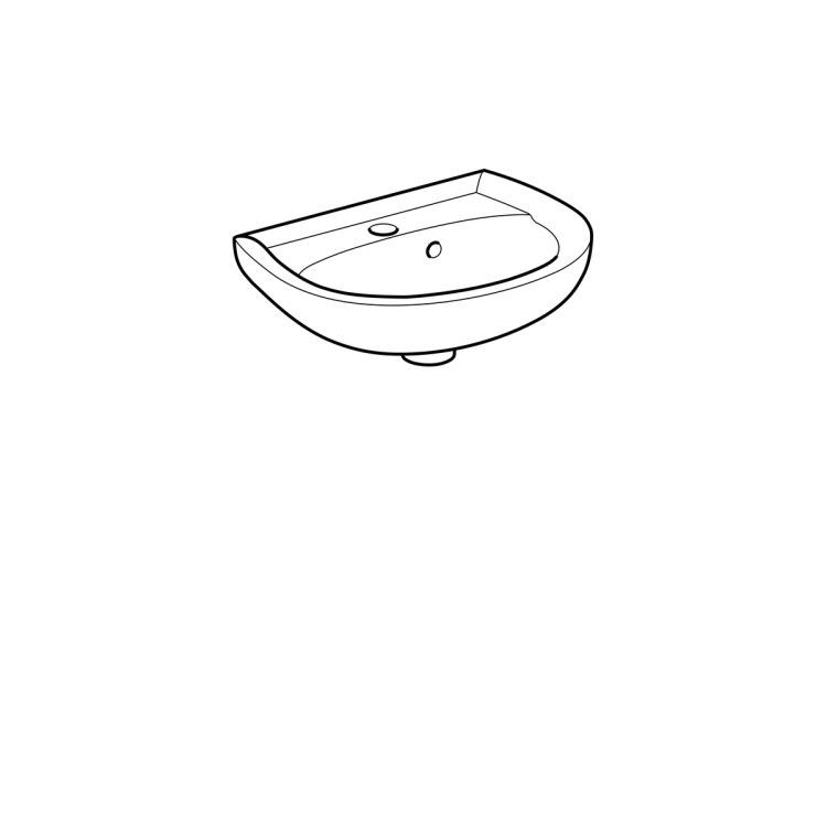 Раковина Geberit Renova Nr.1, 273045000