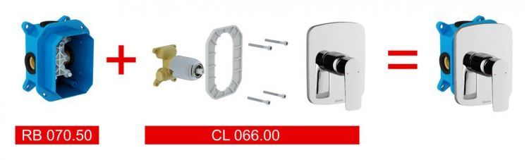 Смеситель Ravak Classic CL 066.00 для душа Смеситель Ravak Classic CL 066.00 для душа