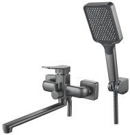 Смеситель для ванны Shevanik S9902T универсальный цвет Оружейная сталь