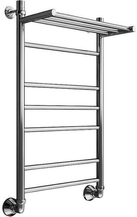 Водяной полотенцесушитель Маргроид Вид 10 800x500 10-8050-002 с полкой Хром