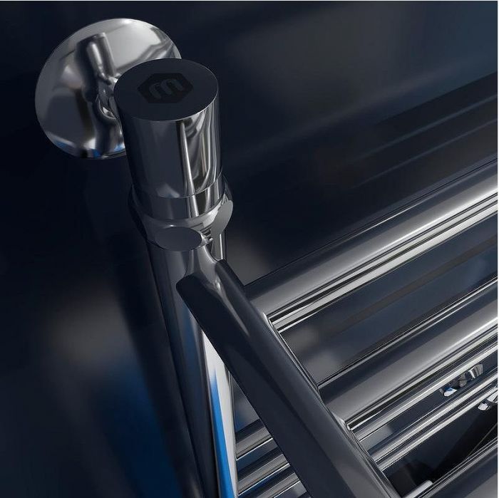 Водяной полотенцесушитель Маргроид Вид 10 800x500 10-8050-002 с полкой Хром