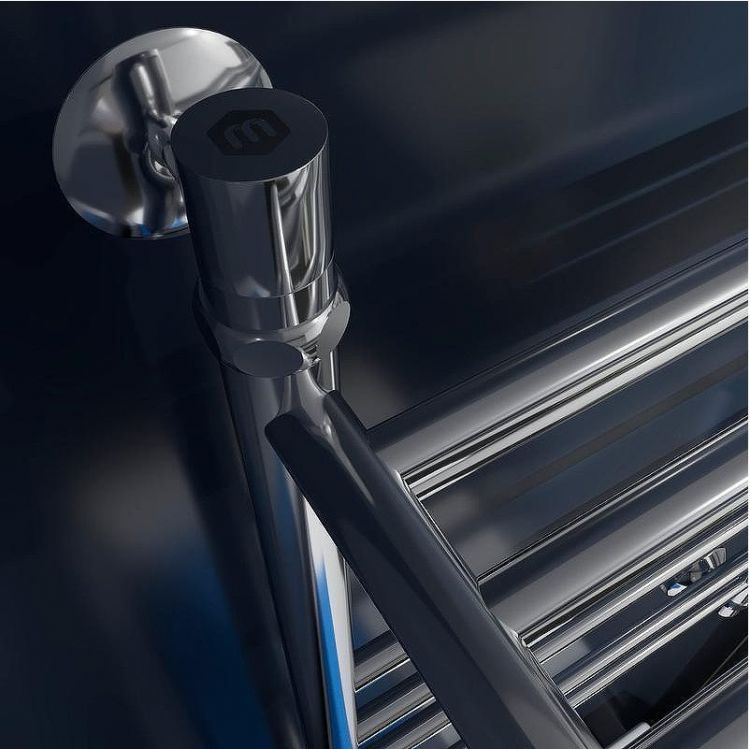 Водяной полотенцесушитель Маргроид Вид 10 800x500 10-8050-002 с полкой Хром