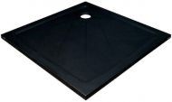 Душевой поддон из искусственного камня Ravak Perseus Pro 80х80 XA034401010BM Черный матовый