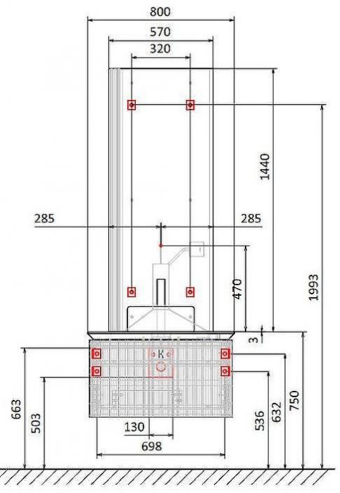 Тумба под раковину Jorno Strong 80 Str.01.80/P/A подвесная Антрацит