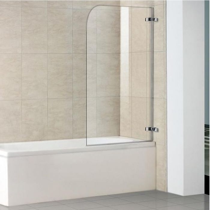Шторка на ванну WeltWasser WW100 D1 80 10000001224 профиль Хром стекло прозрачное