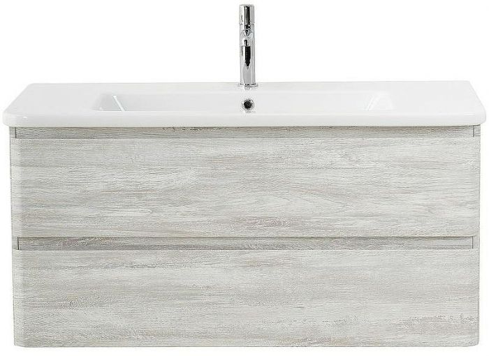 Тумба под раковину BelBagno 105 ALBANO-CER-1050-2C-SO-RVB подвесная Rovere Vintage Bianco
