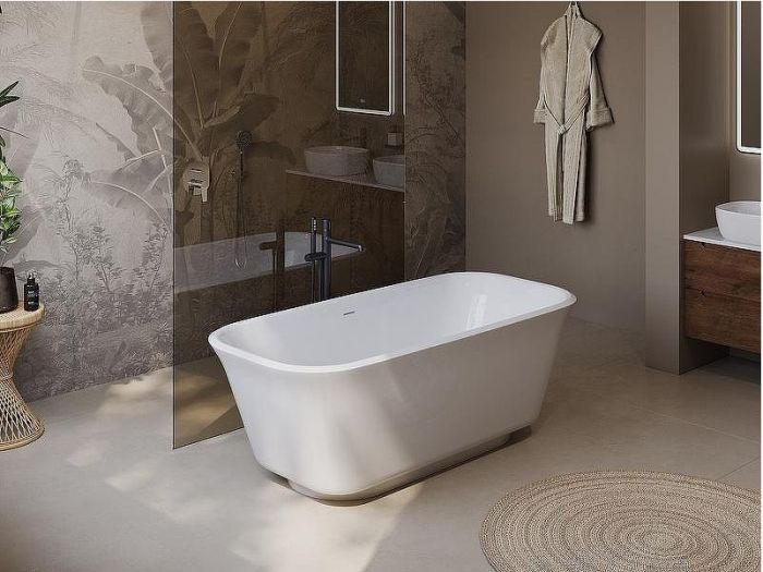Акриловая ванна BelBagno Due 170x80 BB702-1700-800-K без гидромассажа