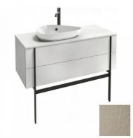 Тумба под раковину Jacob Delafon Nouvelle Vague 120 см EB3041-NR2 коричневая кожа