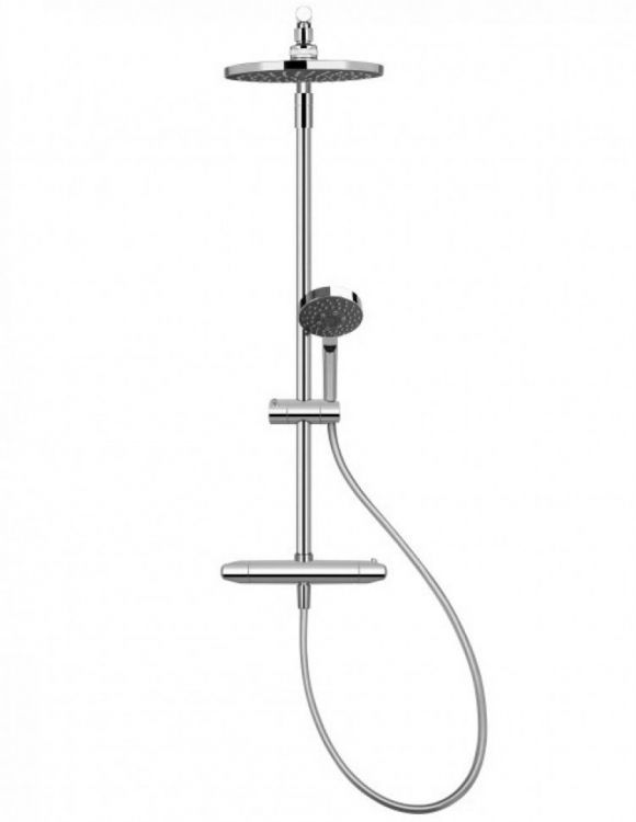 Душевая колонна ванна/душ с термостатом Jacob Delafon Brive E24444-CP Душевая колонна ванна/душ с термостатом Jacob Delafon Brive E24444-CP