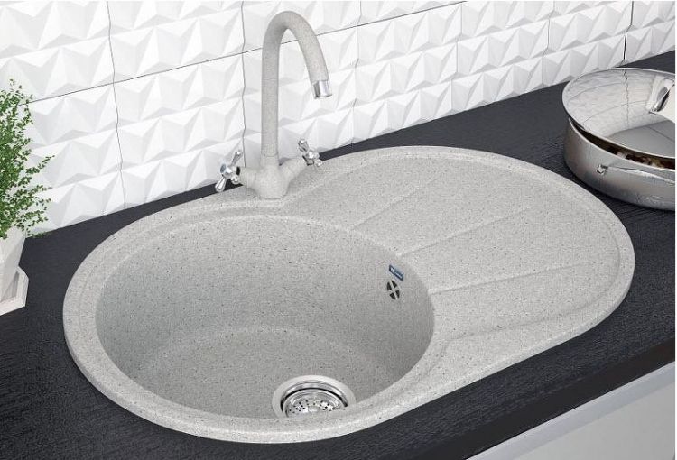 Кухонная мойка Ulgran Classic U-503-310 Серая Кухонная мойка Ulgran Classic U-503-310 Серая