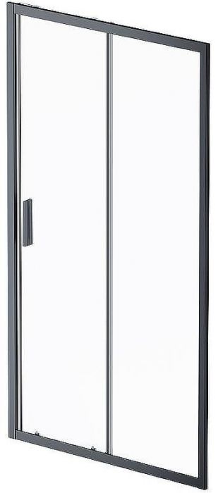 Душевая дверь AM.PM Gem Solo 110 W90G-110-1-195BT профиль Черный матовый стекло прозрачное