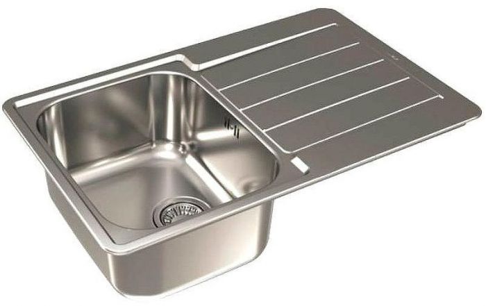 Кухонная мойка Alveus Line Max 80 SAT-90 790x500 1136608 Сатинированная сталь