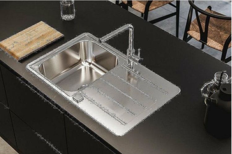Кухонная мойка Alveus Line Max 80 SAT-90 790x500 1136608 Сатинированная сталь