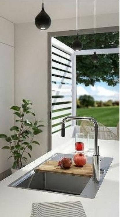 Кухонная мойка Alveus Pure 50R KMB-90 860x525 1103653 Брашированная сталь Кухонная мойка Alveus Pure 50R KMB-90 860x525 1103653 Брашированная сталь