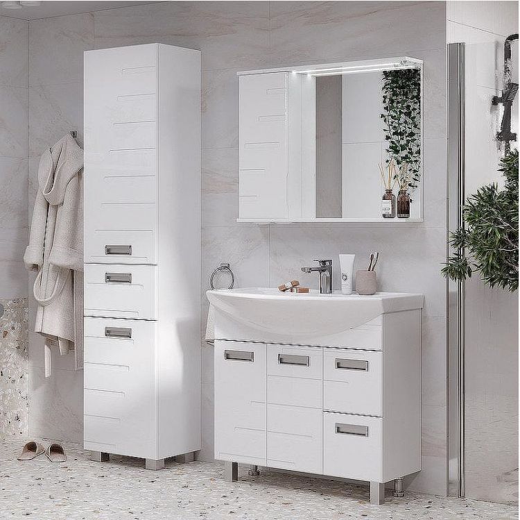 Тумба под раковину Volna Joli 80.2D.2Y tnJOLI80.2D.2Y-01 Белая