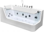 Акриловая ванна Ceruttispa 170x80 L C-494-17L 9947 с гидромассажем