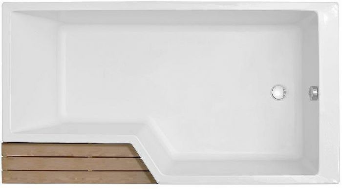 Акриловая ванна Jacob Delafon Bain Douche Neo 160x90 R E6D000R-00 без гидромассажа