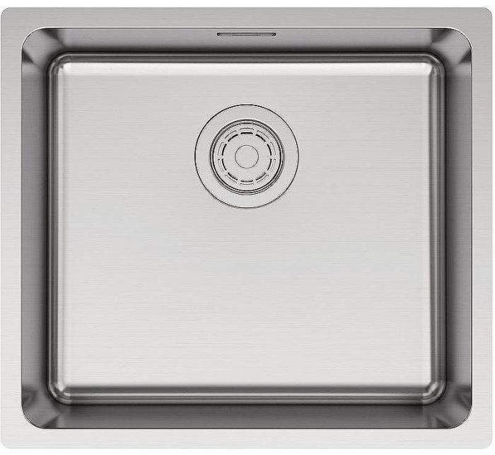 Кухонная мойка Paulmark Yuni 49 Uni YU49-BS Брашированная нержавеющая сталь