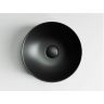 Умывальник CERAMICANOVA Element чаша накладная круглая 350 мм (цвет Чёрный Матовый) CN6007
