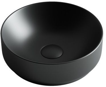 Умывальник CERAMICANOVA Element чаша накладная круглая 350 мм (цвет Чёрный Матовый) CN6007