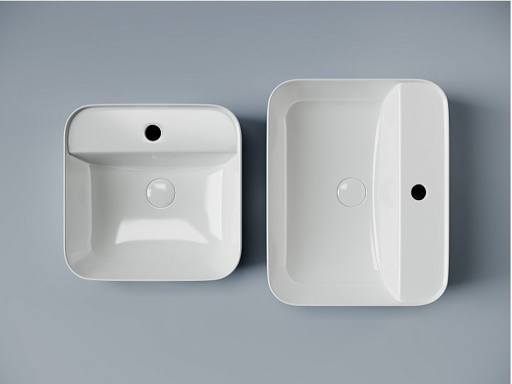 Умывальник CERAMICANOVA Element чаша накладная прямоугольная CN5014