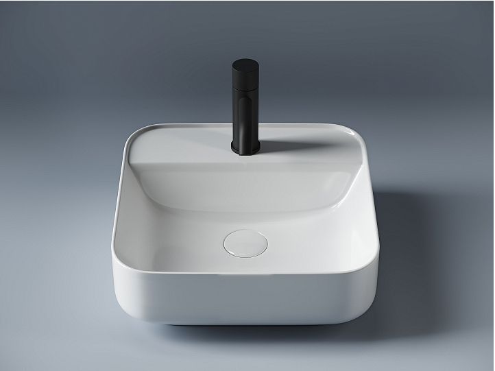 Умывальник CERAMICANOVA Element чаша накладная прямоугольная CN5014