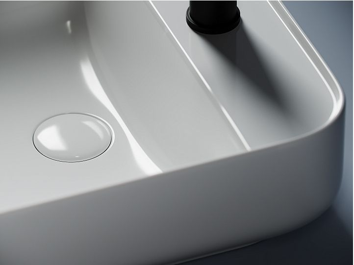 Умывальник CERAMICANOVA Element чаша накладная прямоугольная CN5014