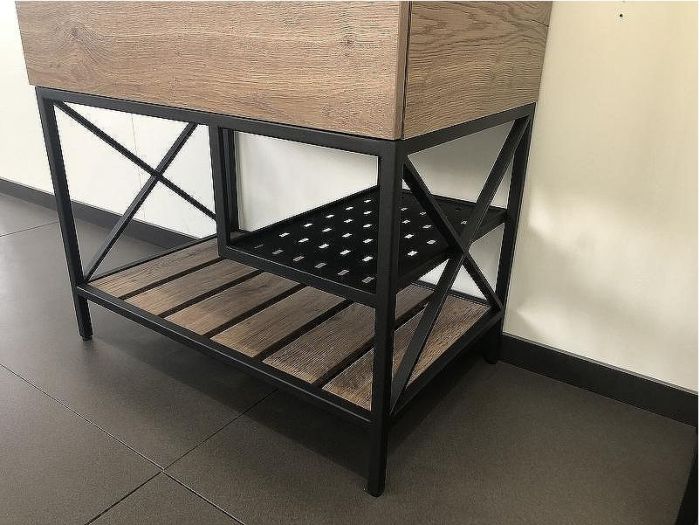 Тумба с раковиной Comforty Бредфорд 75 00004149064 Дуб темный